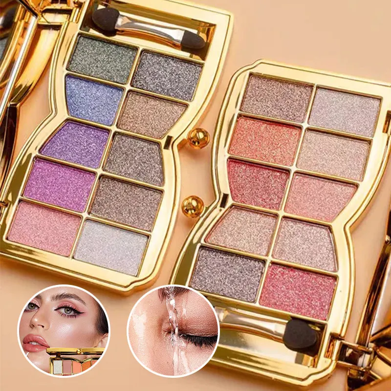 10 Colors Sparkle Shimmer Eyeshadow Palette