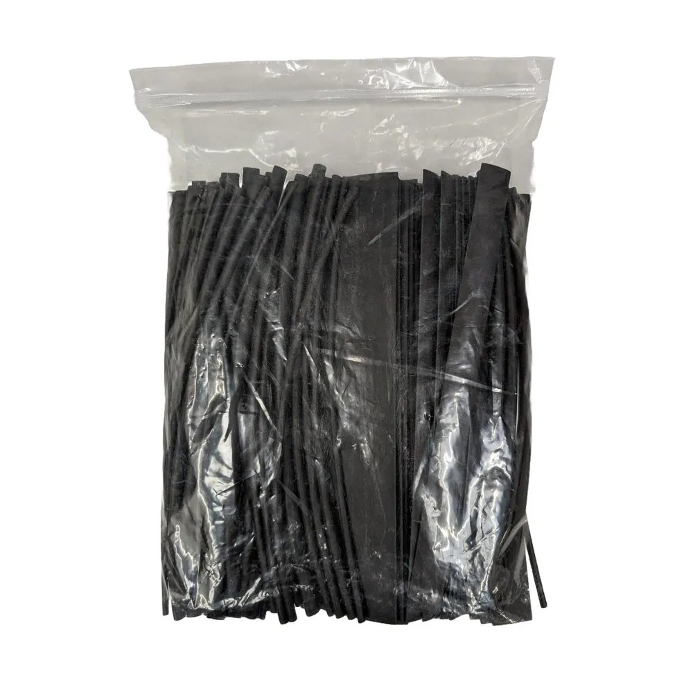 100 Piece Black Heat Shrink Sleeving Kit