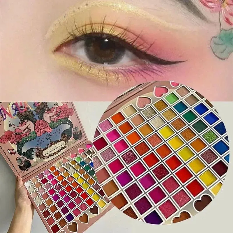 104 Color Matte & Shimmer Eyeshadow Professional Palette Long-lasting Color