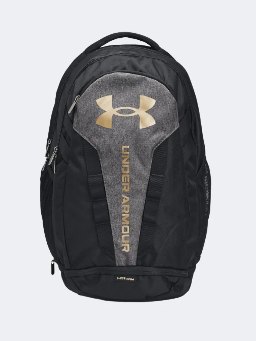 1361176-004 Ua Hustle 5.0 Backpack Blk/Gld