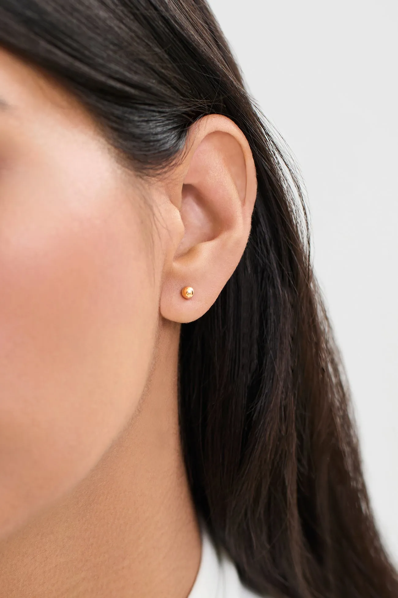 14k Gold Bella Ball Studs