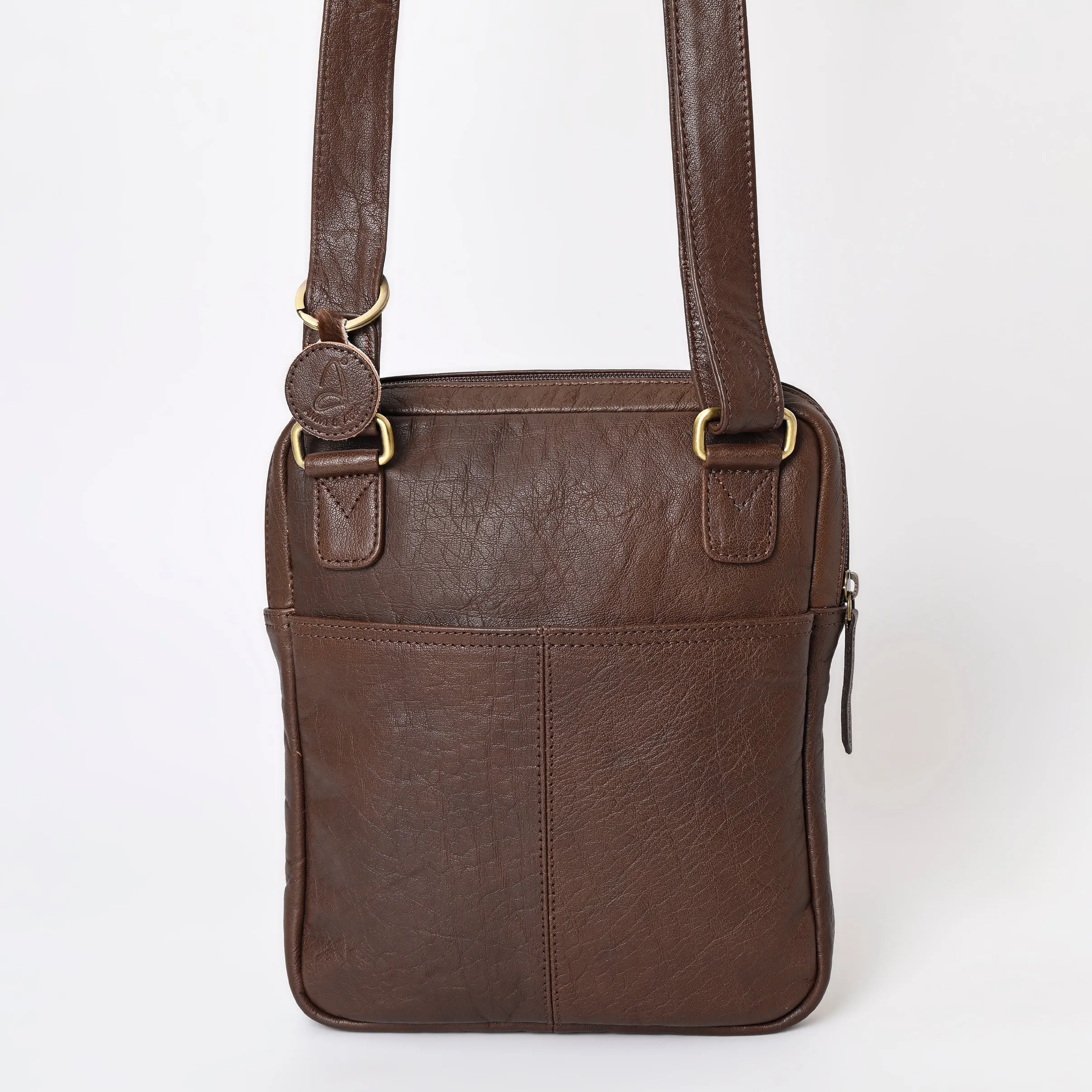 A&A-1101 Montana West 100% Genuine Oily Calf Leather Crossbody