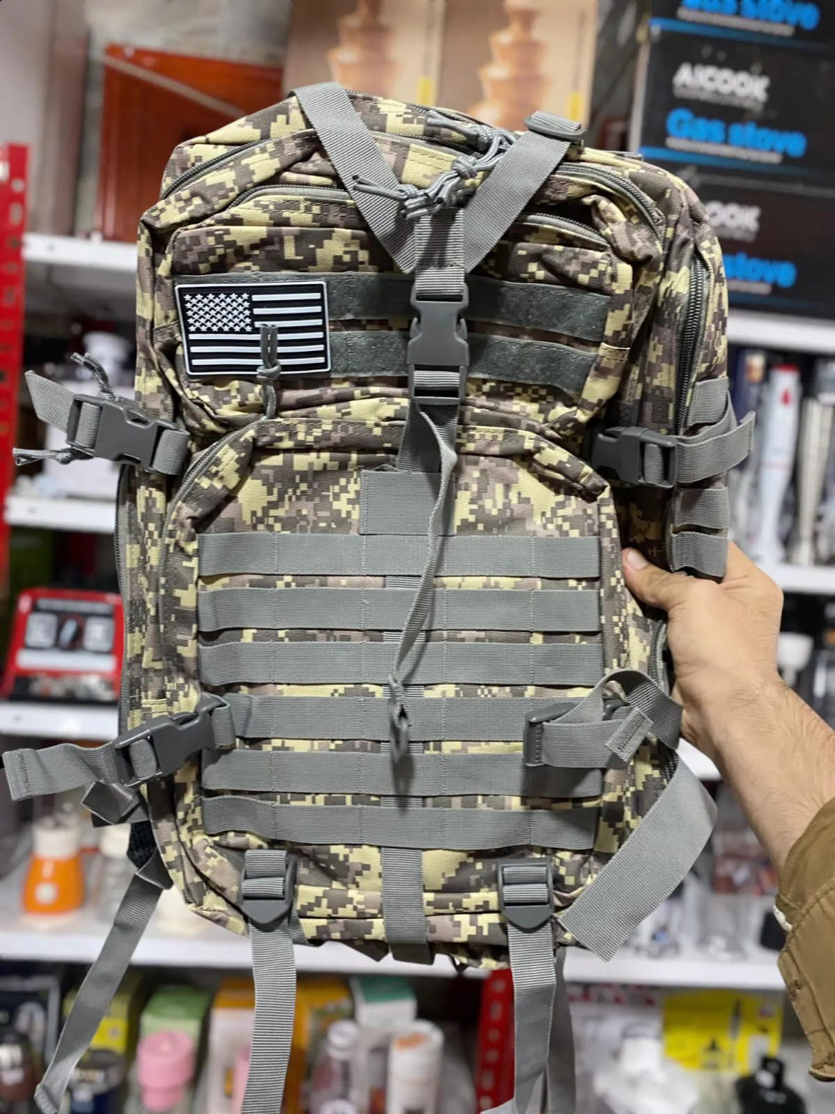 Adjustable Assult 50L Backpack Bag