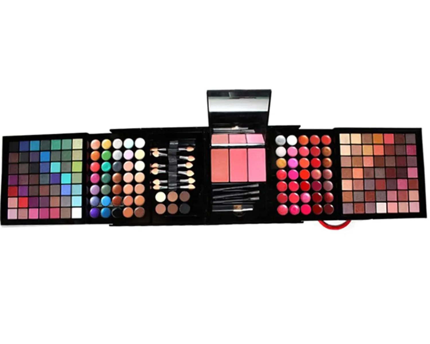 All-in-One Holiday Makeup Set: Eyeshadow, Lipstick, Concealer & More - Perfect Gift for Women