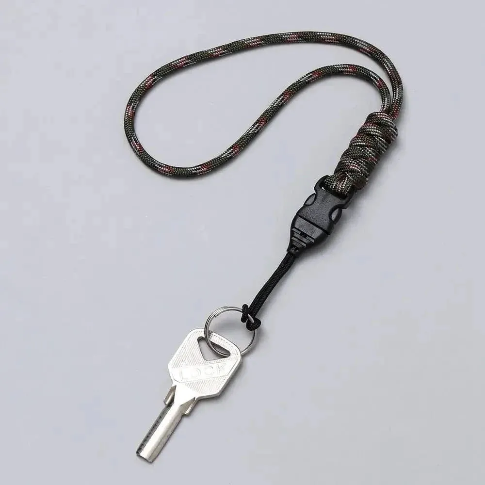 Anti-lost Hanging Rope Phone Backpack Keychain Flashlight Camera Lanyard High Strength Parachute Cord Paracord