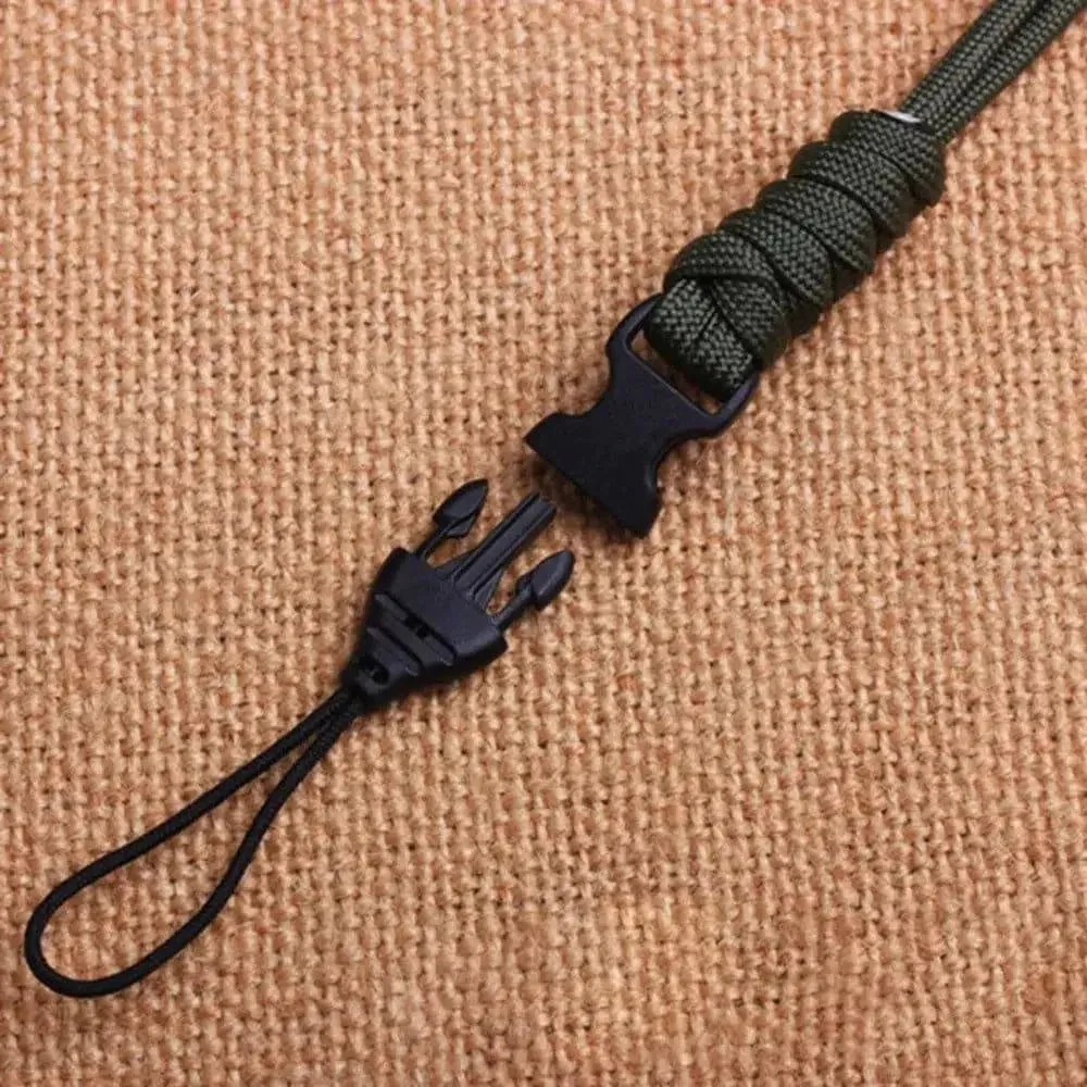 Anti-lost Hanging Rope Phone Backpack Keychain Flashlight Camera Lanyard High Strength Parachute Cord Paracord