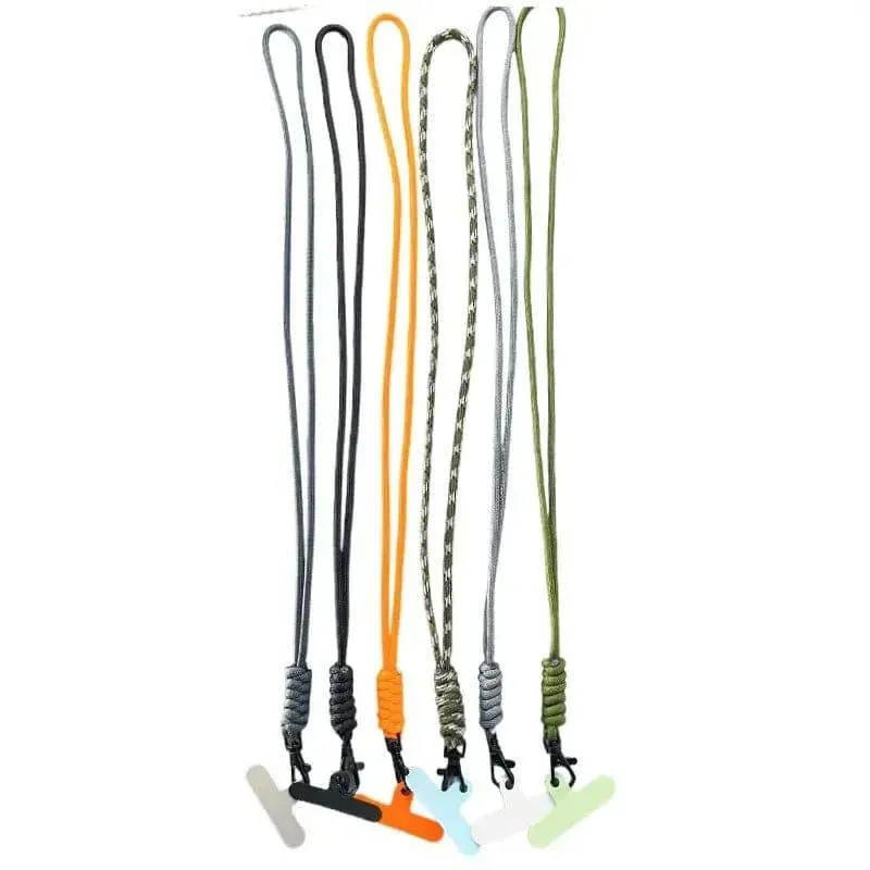 Anti-lost Hanging Rope Phone Backpack Keychain Flashlight Camera Lanyard High Strength Parachute Cord Paracord