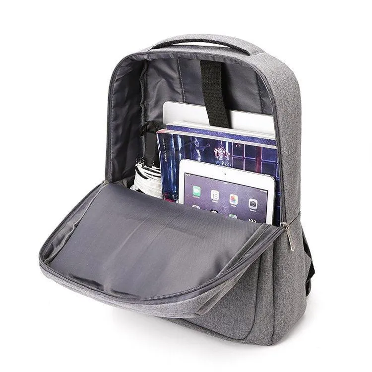 Anti-Theft Smart Backpack & Laptop Outdoor Bags With Large Capacity - Grey