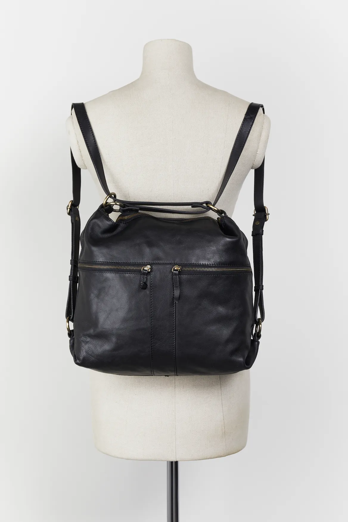 Ari Leather Convertible Backpack