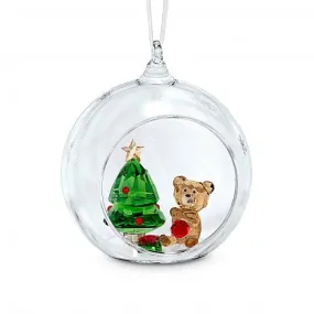 Ball Christmas Scene Crystal Ornament 5533942