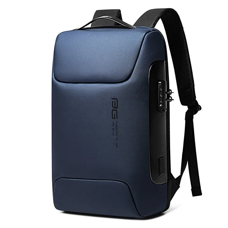 BANGE BG-7216 Waterproof Anti-theft Shoulders Bag Men Business Travel Computer Backpack(Blue)