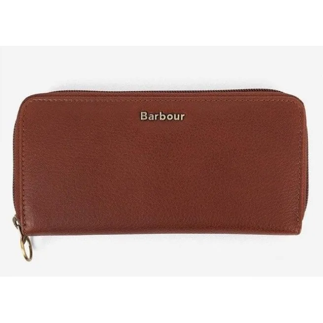 Barbour Womens Leather Matinee Purse Brown