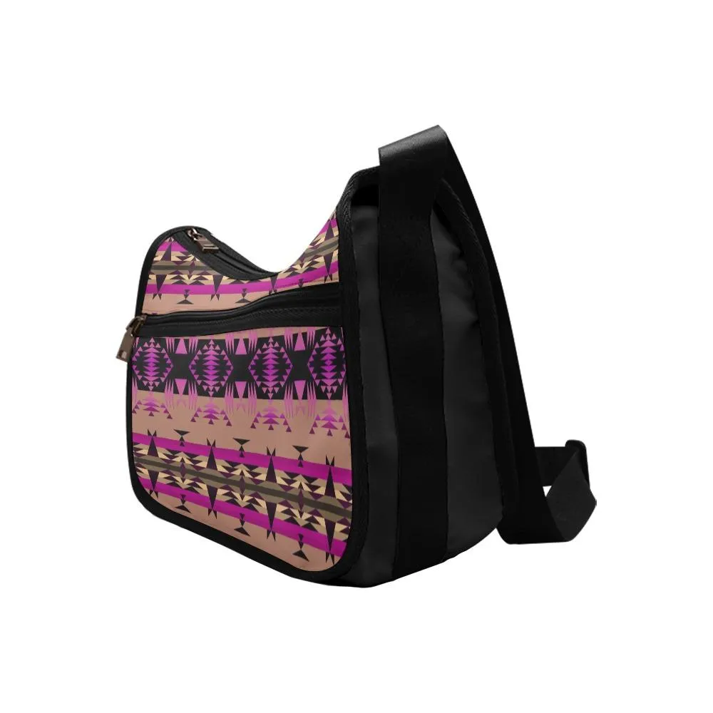 Between the Mountains Berry Crossbody Bags