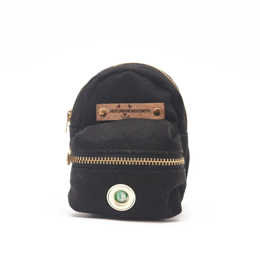 Black Twill Backpack