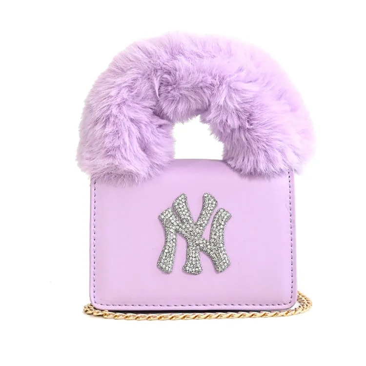 Bling NY Furry Mini Bag