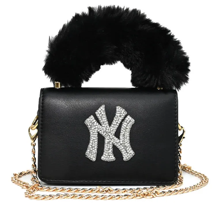 Bling NY Furry Mini Bag