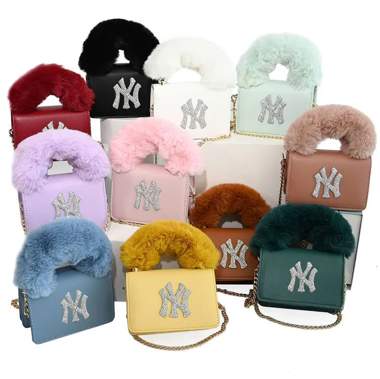 Bling NY Furry Mini Bag