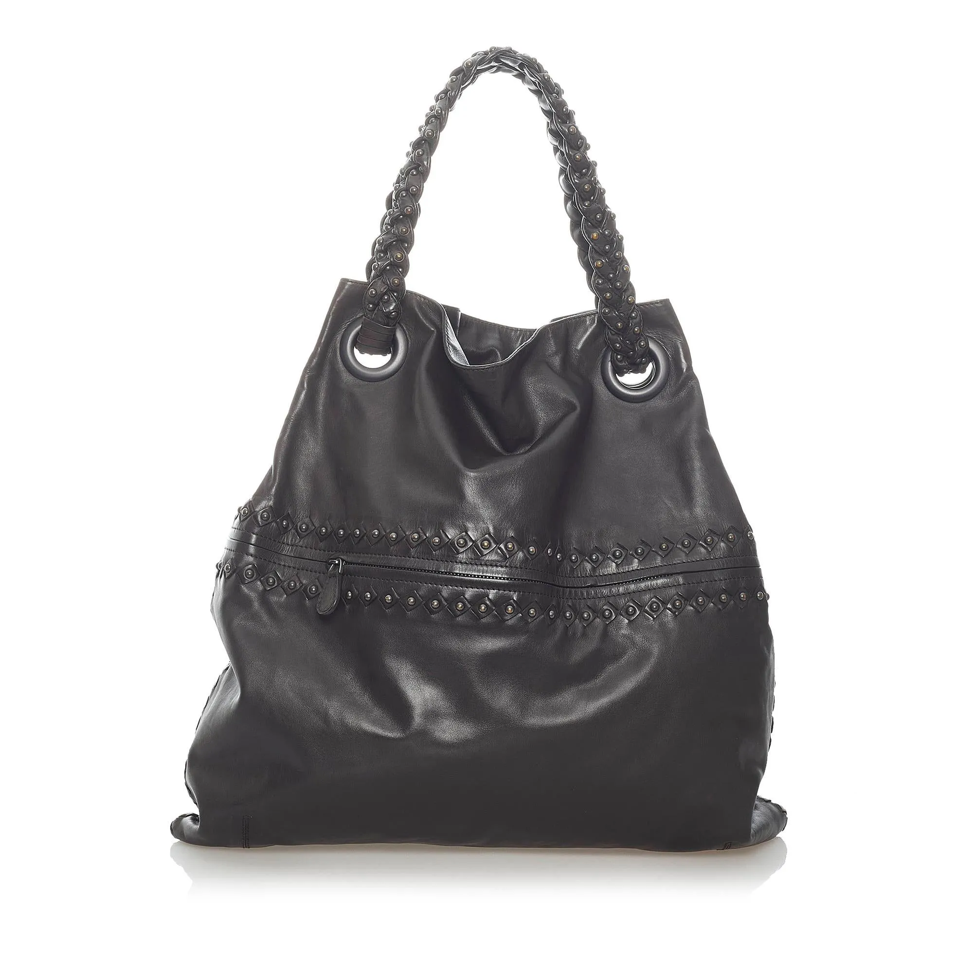 Bottega Veneta Julie Leather Tote Bag (SHG-33116)