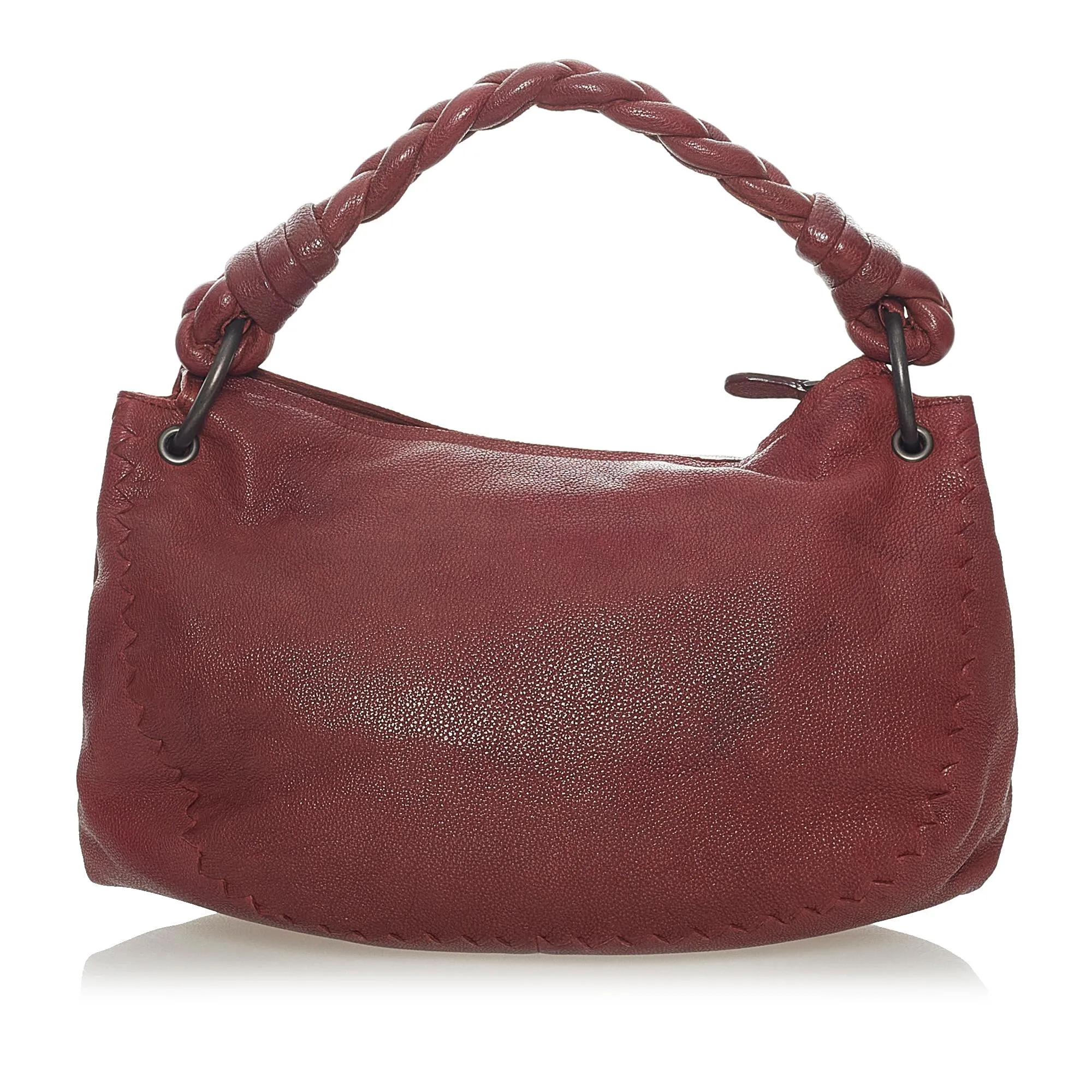 Bottega Veneta Leather Hobo Bag (SHG-28137)