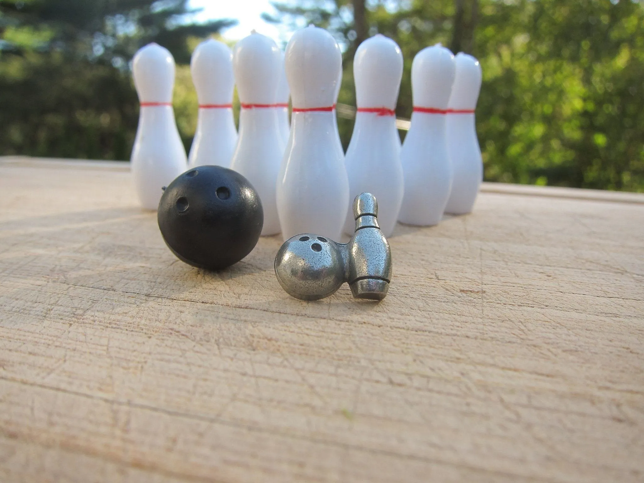 Bowling Ball and Pin Lapel Pin