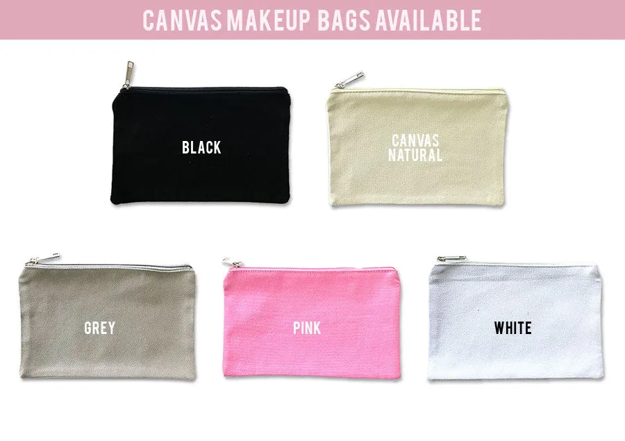 Canvas Makeup Bag - E