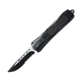 Carbon Fiber Automatic OTF Knife with Belt Clip