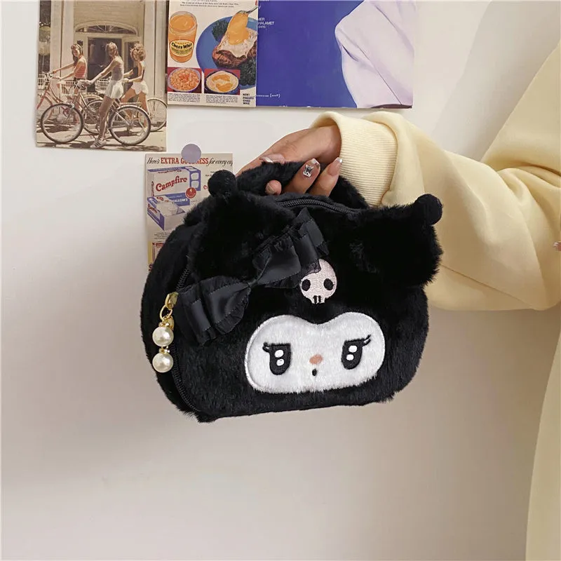 Cartoon Makeup Plush Bag KI293