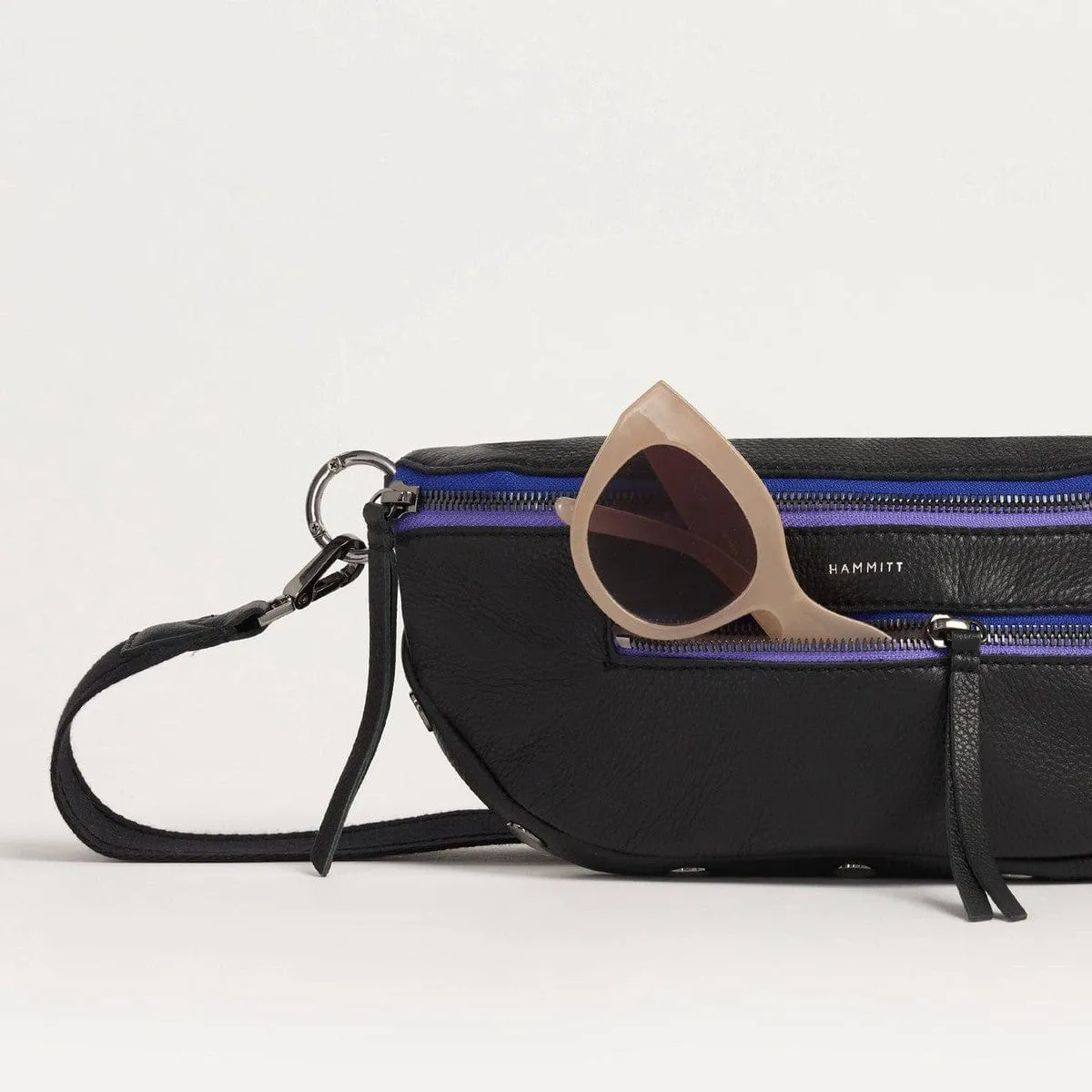 CHARLES CROSSBODY MED - Birthday Brite/Gunmetal/Purple Zip