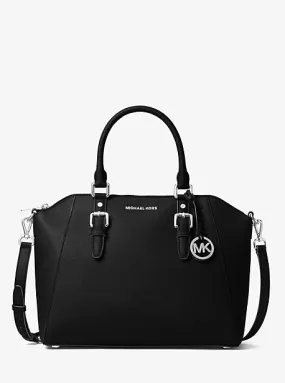 Ciara Large Saffiano Leather Satchel