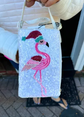 Club Bag Santa Flamingo