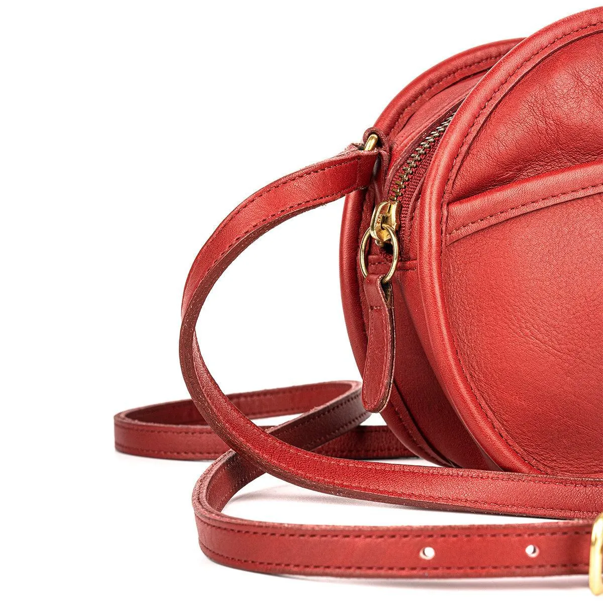 Coach Canteen Shoulder Bags Leather Red Colour For Women