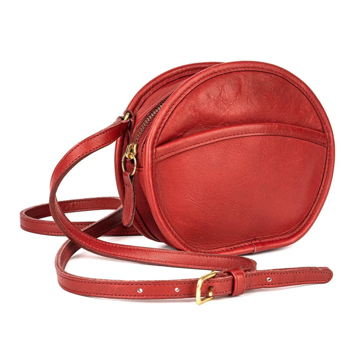 Coach Canteen Shoulder Bags Leather Red Colour For Women