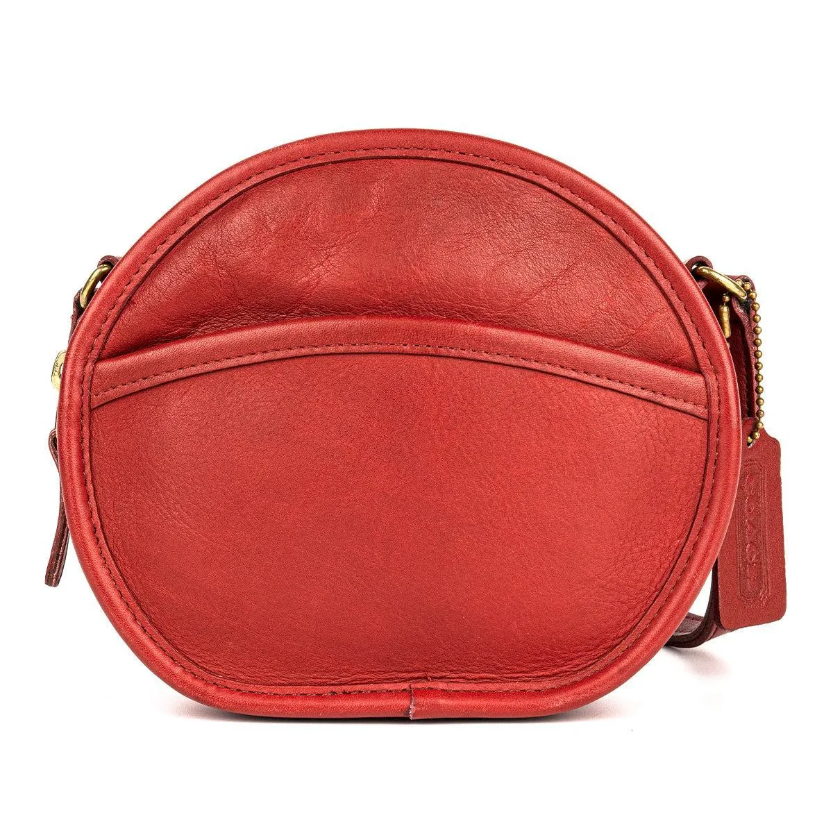 Coach Canteen Shoulder Bags Leather Red Colour For Women