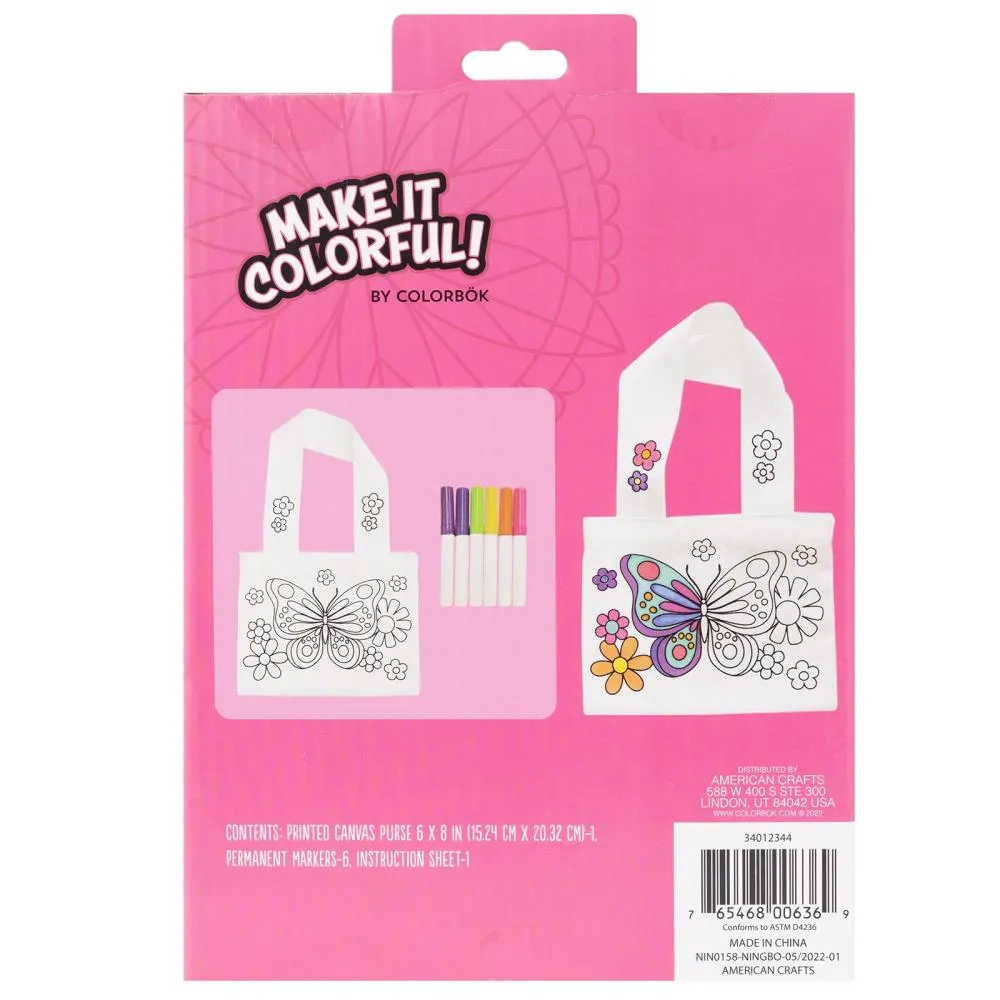 Colorbok Make It Colourful! Colour Your Own Purse*