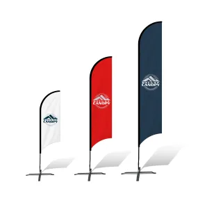 CONCAVE FEATHER FLAGS