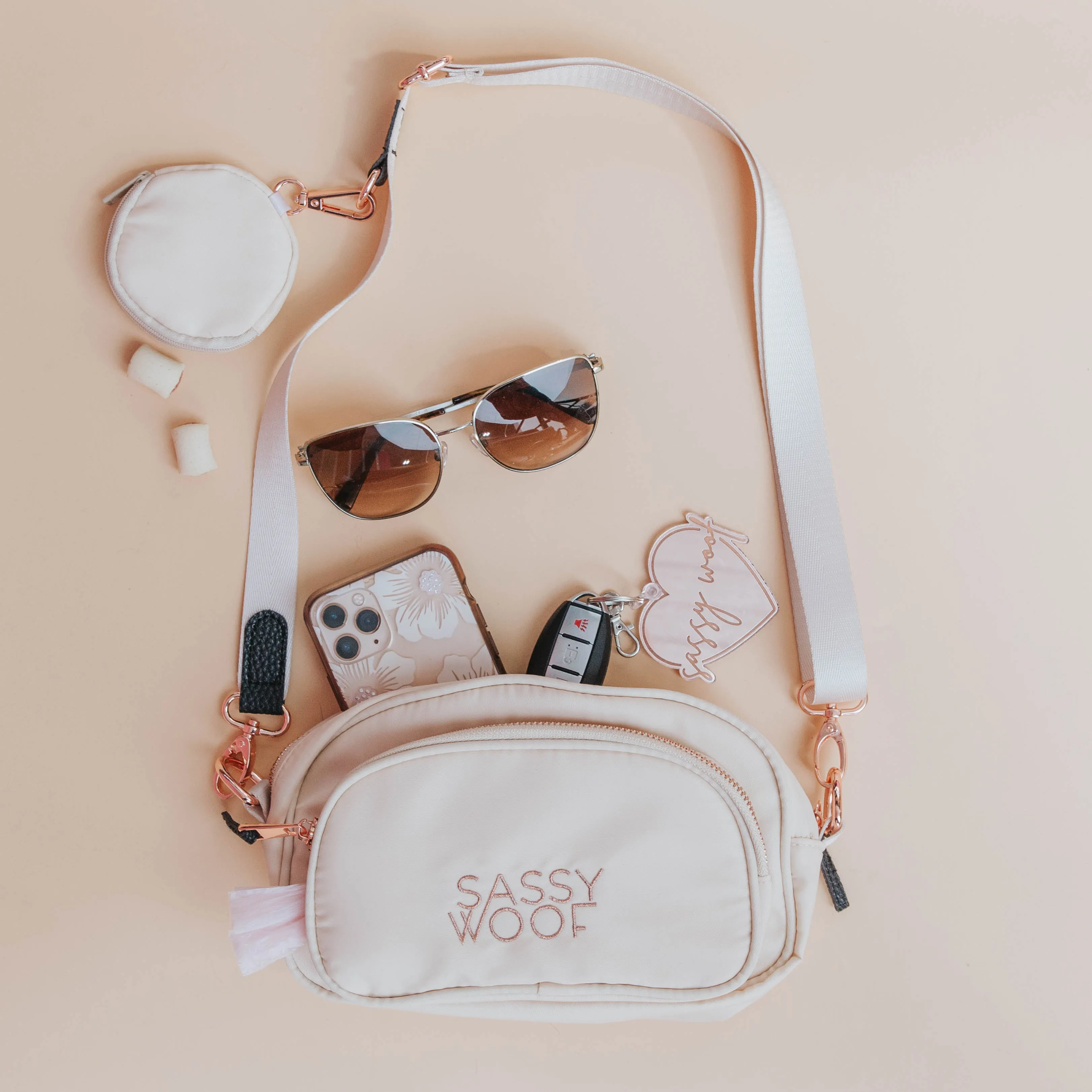 Crossbody Bag - Beige