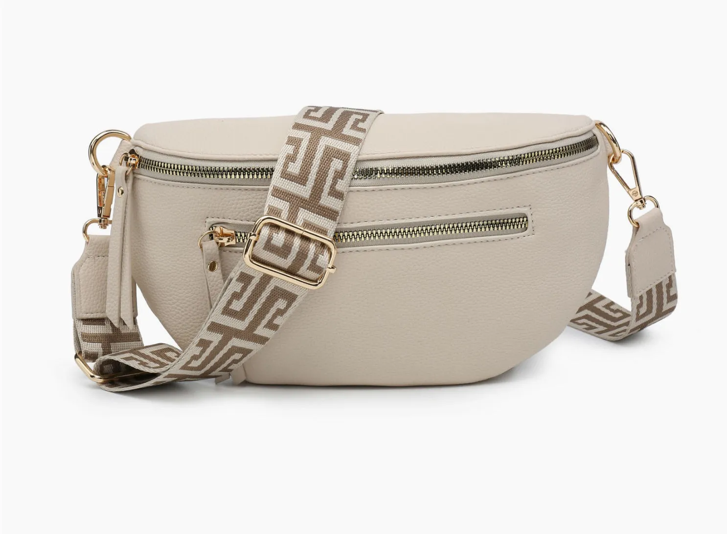 Crossbody / Hip Bag - Beige