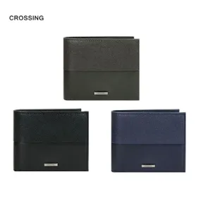 Crossing Infinite Bi-Fold Leather Wallet [12 Card Slots] RFID