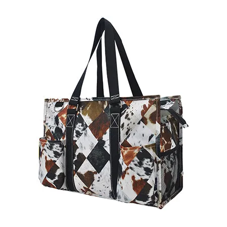 Deja Moo NGIL Zippered Caddy Organizer Tote Bag