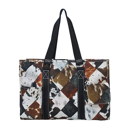 Deja Moo NGIL Zippered Caddy Organizer Tote Bag