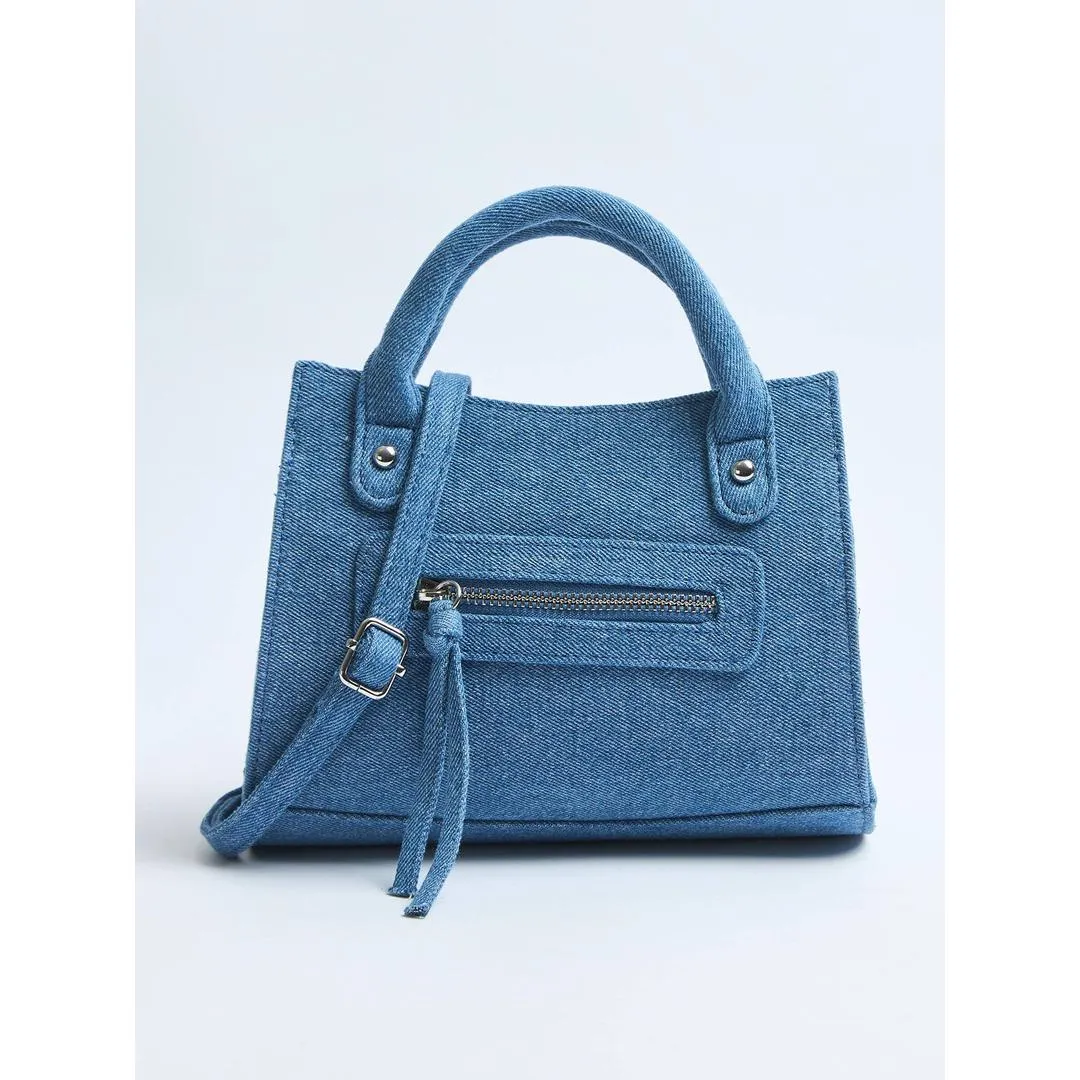 Denim Bag with Shoulder Strap