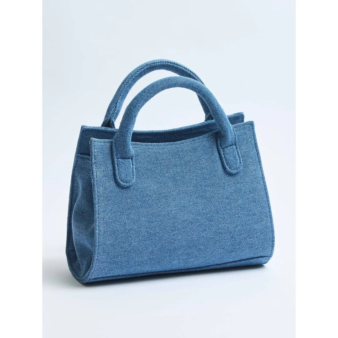 Denim Bag with Shoulder Strap