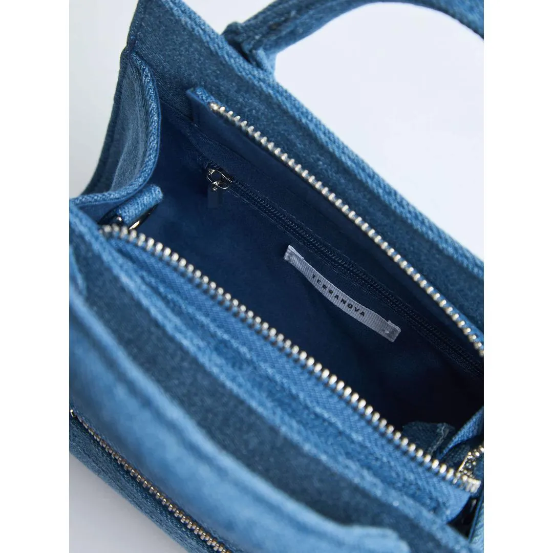 Denim Bag with Shoulder Strap