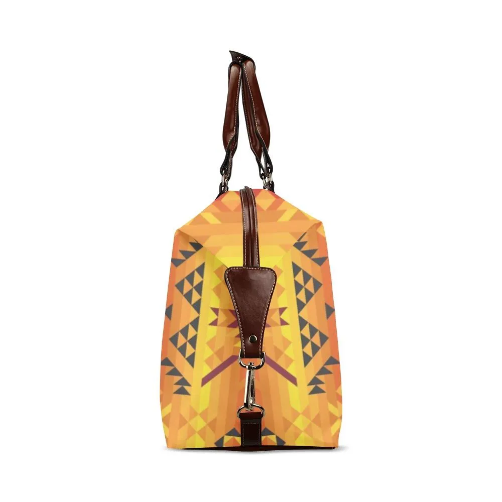 Desert Geo Yellow Red Classic Travel Bag