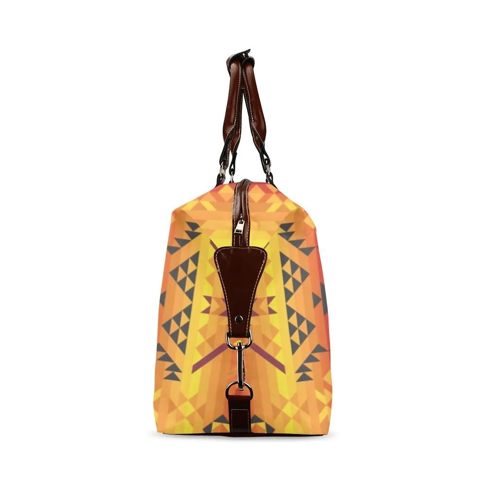 Desert Geo Yellow Red Classic Travel Bag