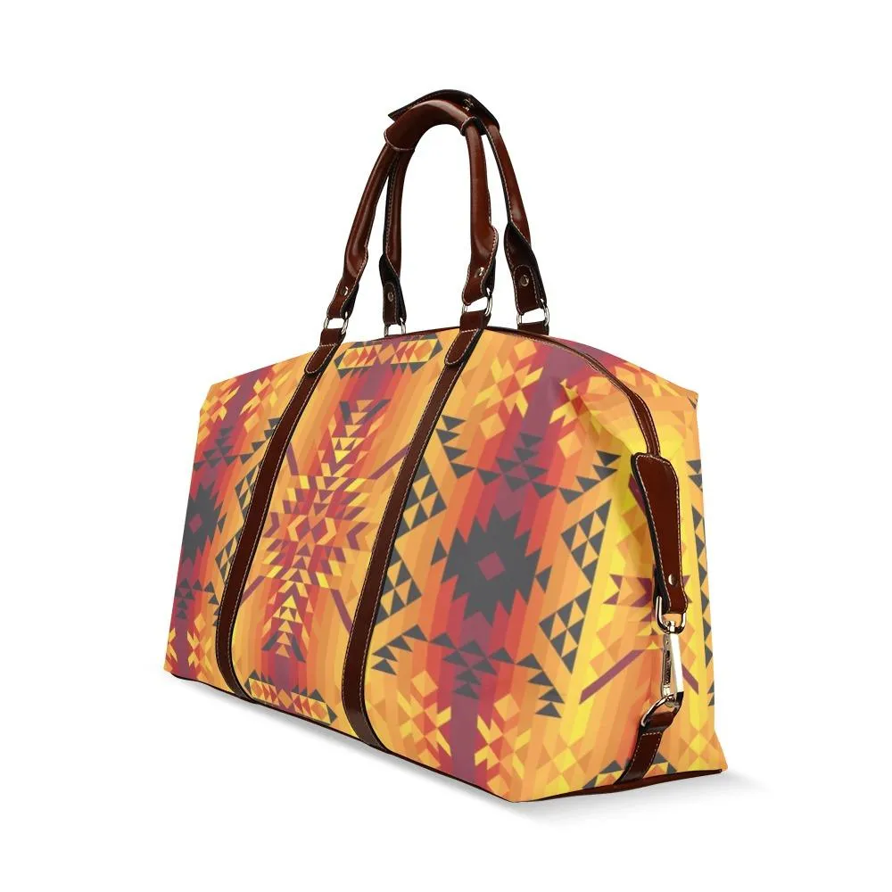 Desert Geo Yellow Red Classic Travel Bag