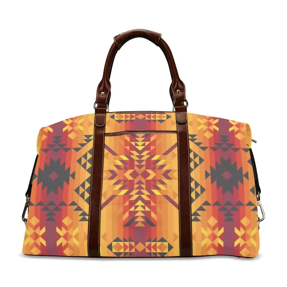 Desert Geo Yellow Red Classic Travel Bag