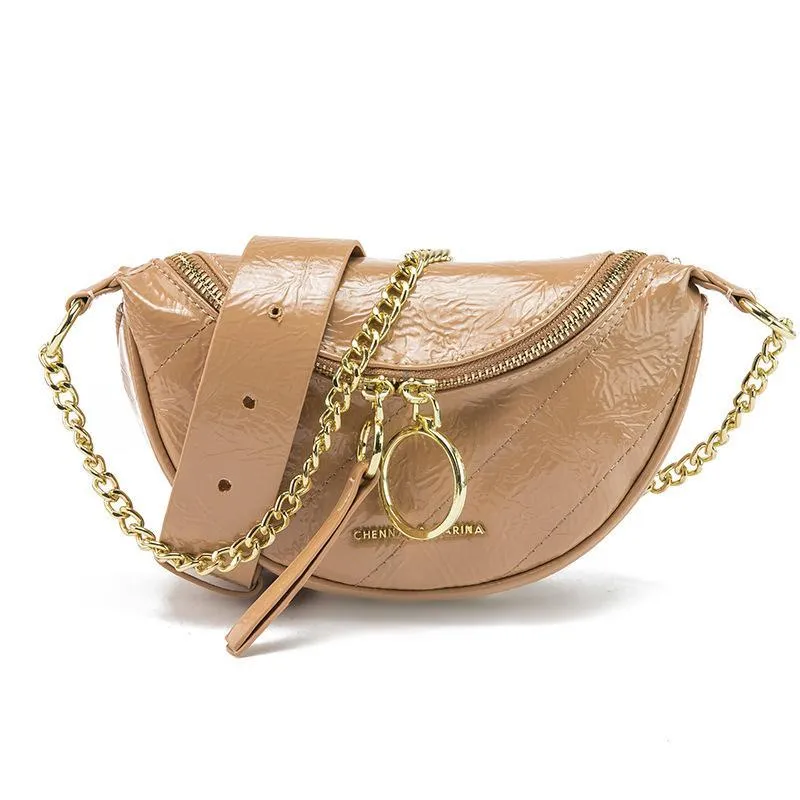 Dumpling Shape Chain Bag