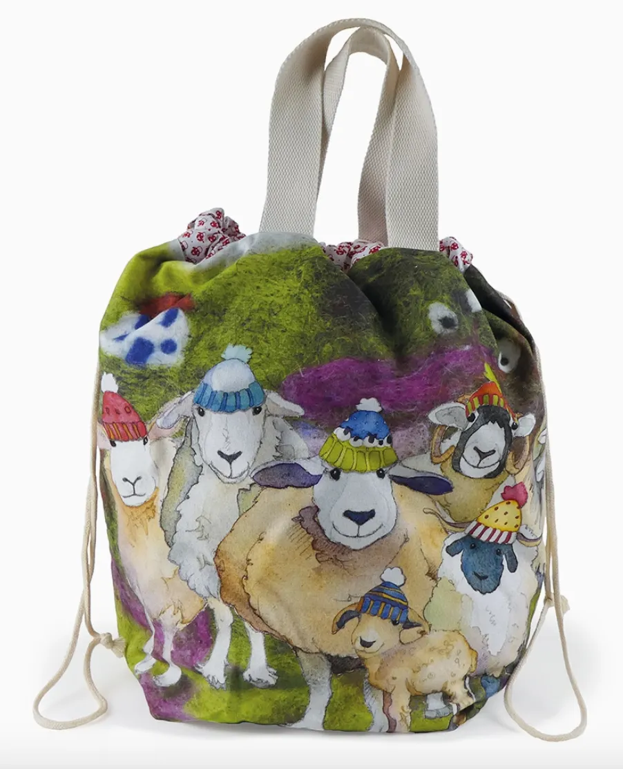 Emma Ball- Happy Sheep Bucket Bag (Large)