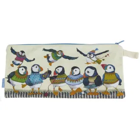 Emma Ball - Long Project Bag - Woolly Puffins